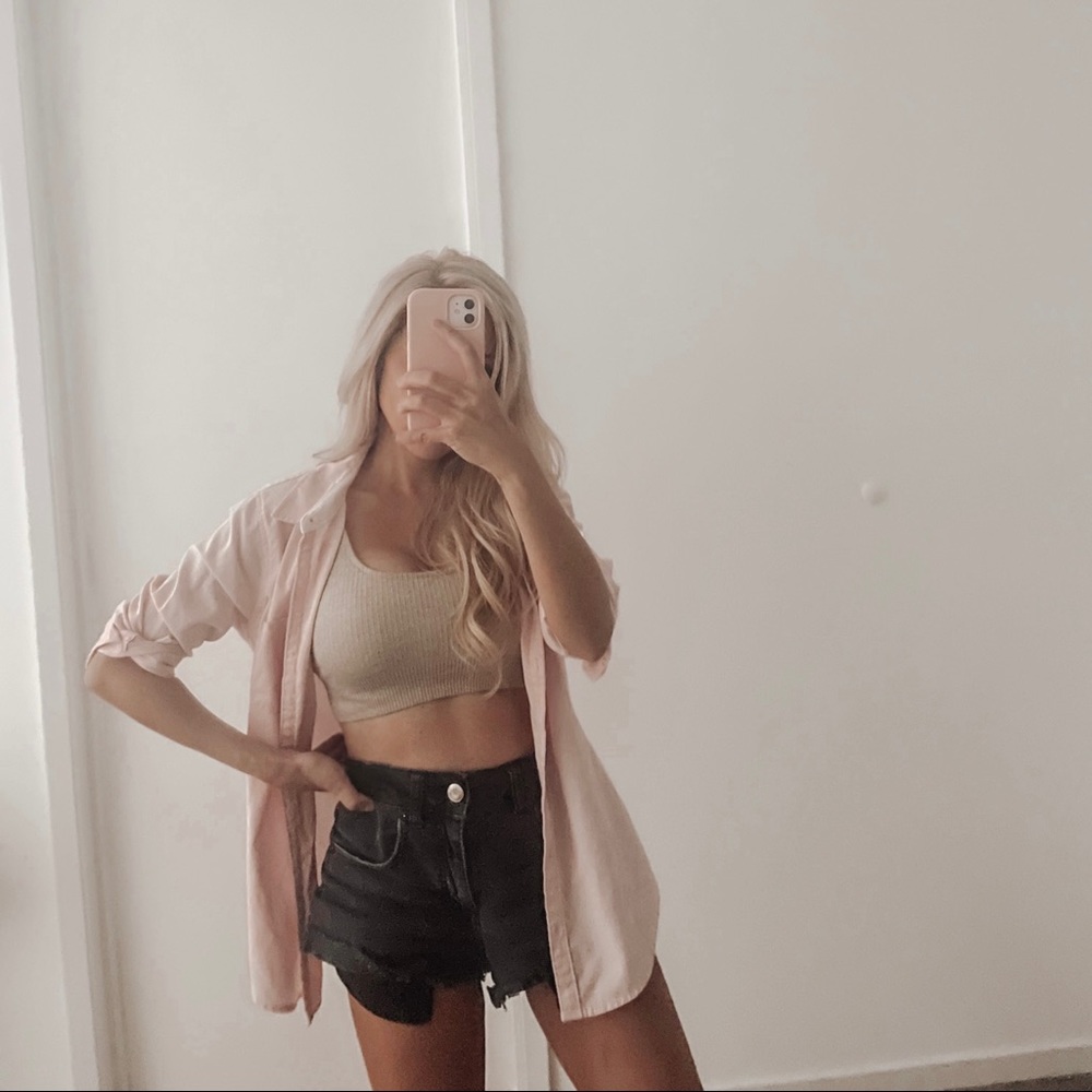 Abercrombie Pink Button Down